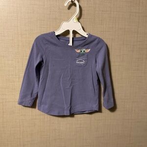 Star Wars Kids Lavender Long Sleeve Tee